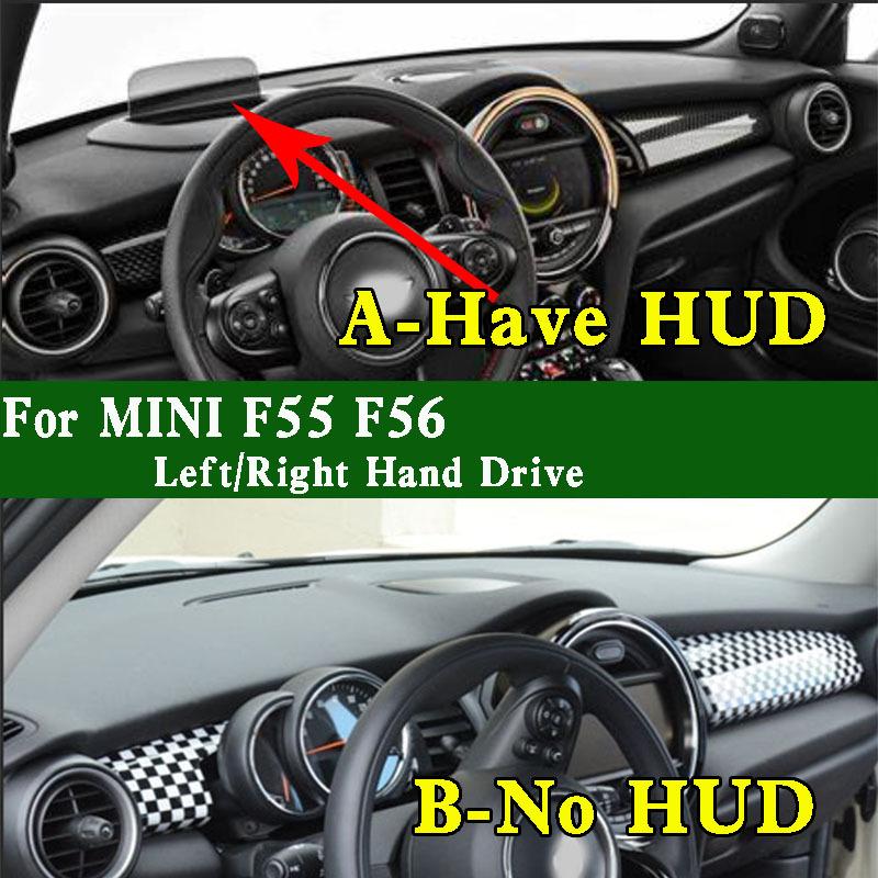 For MINI Cooper D S F55 F56 Cabrio Dashmat Dashboard Cover trument Panel Sunscreen ulation Pad Anti-Dirt Proof Dash Mat