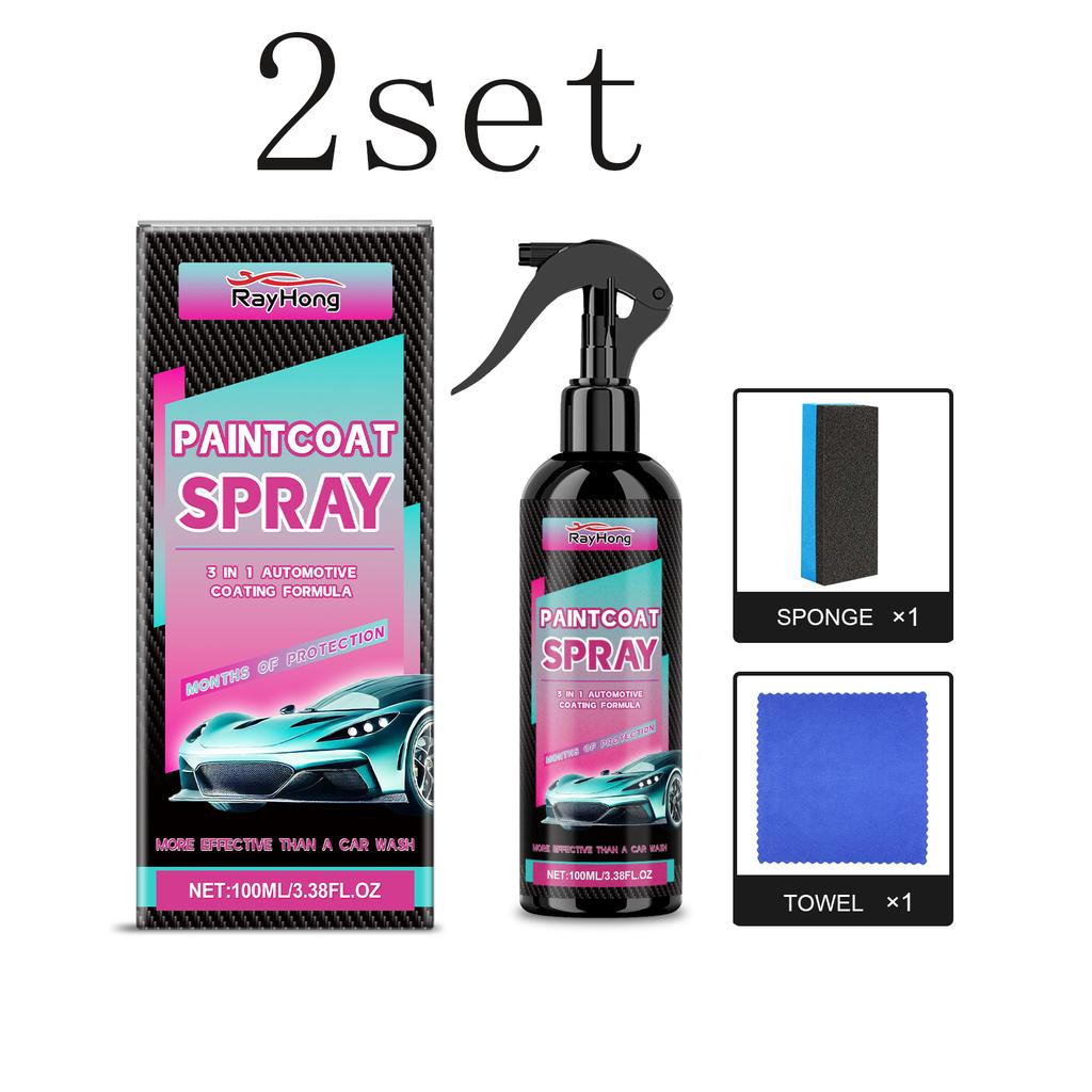 Car Coating Spray, Car Paint Coating Spray - Easy Maintenance, Stain - Resistant and Dirt - Repellent.