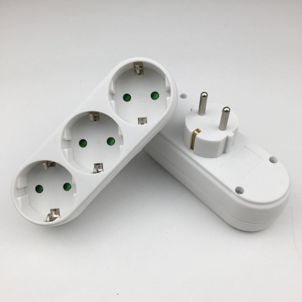16a EU De Plug Converter 3500 Вт 250 В Преобразование мощности 1 выход 3 розетки Умный дом Портативная настенная розетка подходит для путешествий и дома