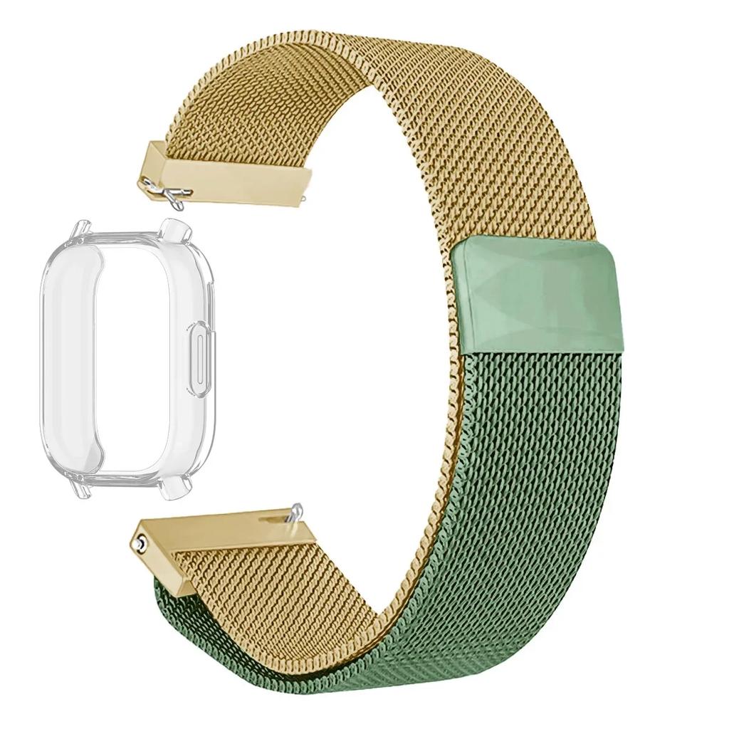 Чехол + Миланский магнитный ремешок для Redmi Watch 5 Active, Мягкий ТПУ чехол, Защитная пленка для экрана для Redmi Watch 5 Lite, Металлический ремешок для часов