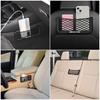 JBCR1 Car Mesh Storage Bag Magic Sticker Fixed Interior Organizer Pocket For Mercedes Benz AMG GLC W203 W206 W220 W205 W211 W212 W201
