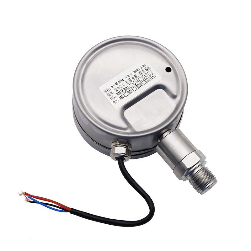 DC12V Metal case pressure gauge with relay output 0-0.6Mpa 0.6Mpa - 40Mpa overpressure low pressure digital pressure switch