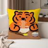 Brand Cartoon MMUZIK TTIGER Pillow Case Suitable For Bedrooms Living Rooms Cars Home Decoration