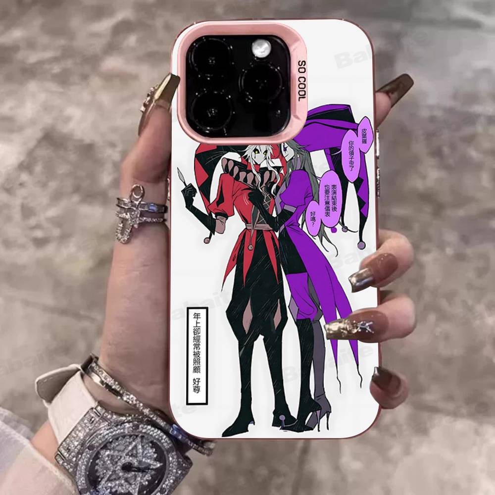 Чехол для телефона Freak Circus Pierrot для iPhone 17 16 Plus Pro Max 15 14 13 12 11 Матовые цветные чехлы