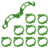 200/50PCS Plant Support Clips Reusable Plastic Connects Vine Fixing Clip Tomato Grape Vegetable Plants Holder Buckle Garden Tool