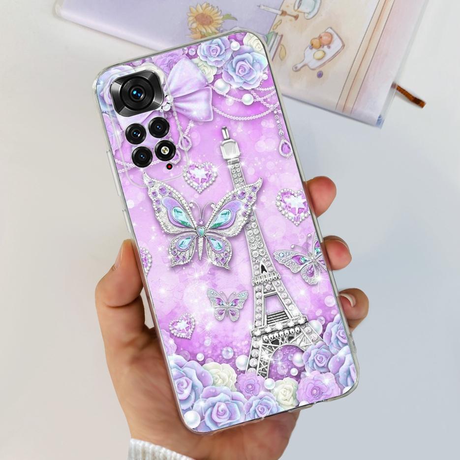 For Xiaomi Redmi Note 11 Case Redmi Note 11S 4G Colorful Painted Cover Soft Funda Phone Case For Xiaomi Redmi Note 11 Pro Bumper