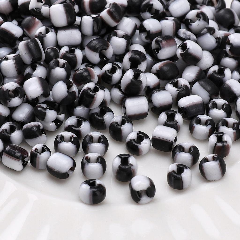 High Quality Dark Black Crystal Czech Glass Beads Loose Seed Beads for Earring Bracelet DIY Jewelry Craft Accessoreis Making