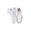 Converse Кеды Chuck Taylor All Star Canvas Устойчивые к истиранию Высокие Детские Обувь для скейтбординга Розовый Белый Серебристый Унисекс 671094c