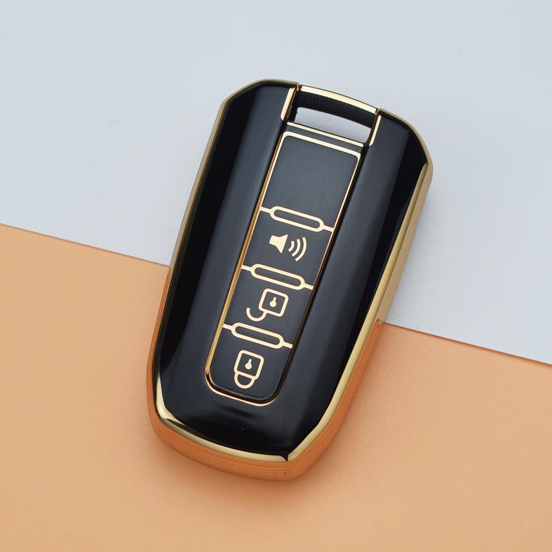 3 4 кнопки ТПУ смарт-чехол для автомобильных ключей брелок для Ssangyong Korando Rexton Actyon Kyron Rodius Tivolan Korando C Rexton W держатель брелок в виде ракушки