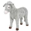 VidaXL Plush Toy Grey Donkey XXL 91343
