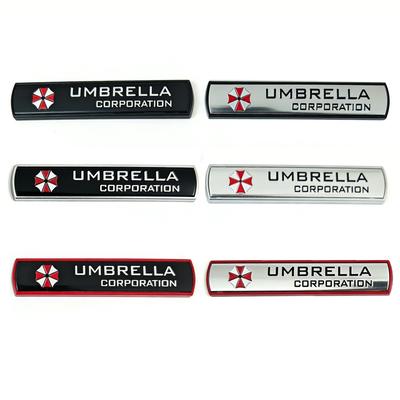 3D Металлические Наклейки на Автомобиль Umbrella Corporation Наклейки Эмблема Значок Автоаксессуары Стайлинг Декорации