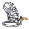 Adult Stainless Steel Male Chastity Device Cock Cage Penis Lock Cage Penis Cage Chastity Male BDSM Sex Toys