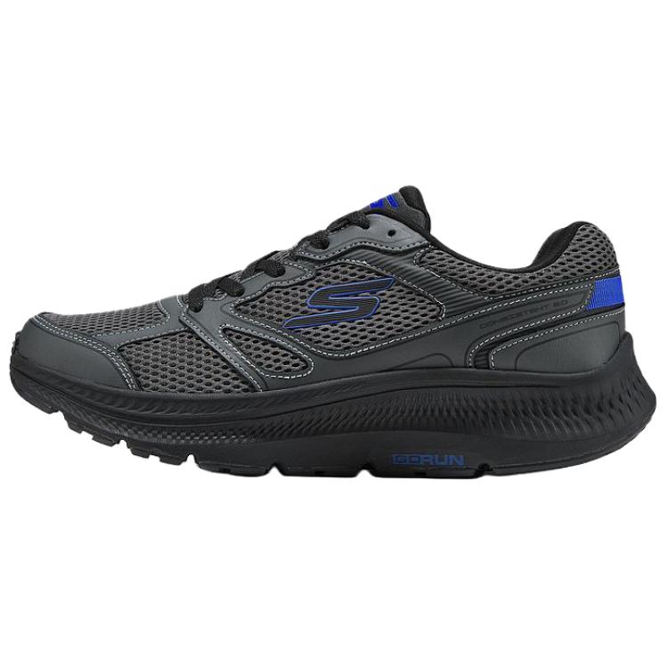 Skechers Иди Удобные Дышащие Упругие Низкие Беговые Кроссовки Мужские кроссовок Черный 220861-CCBL