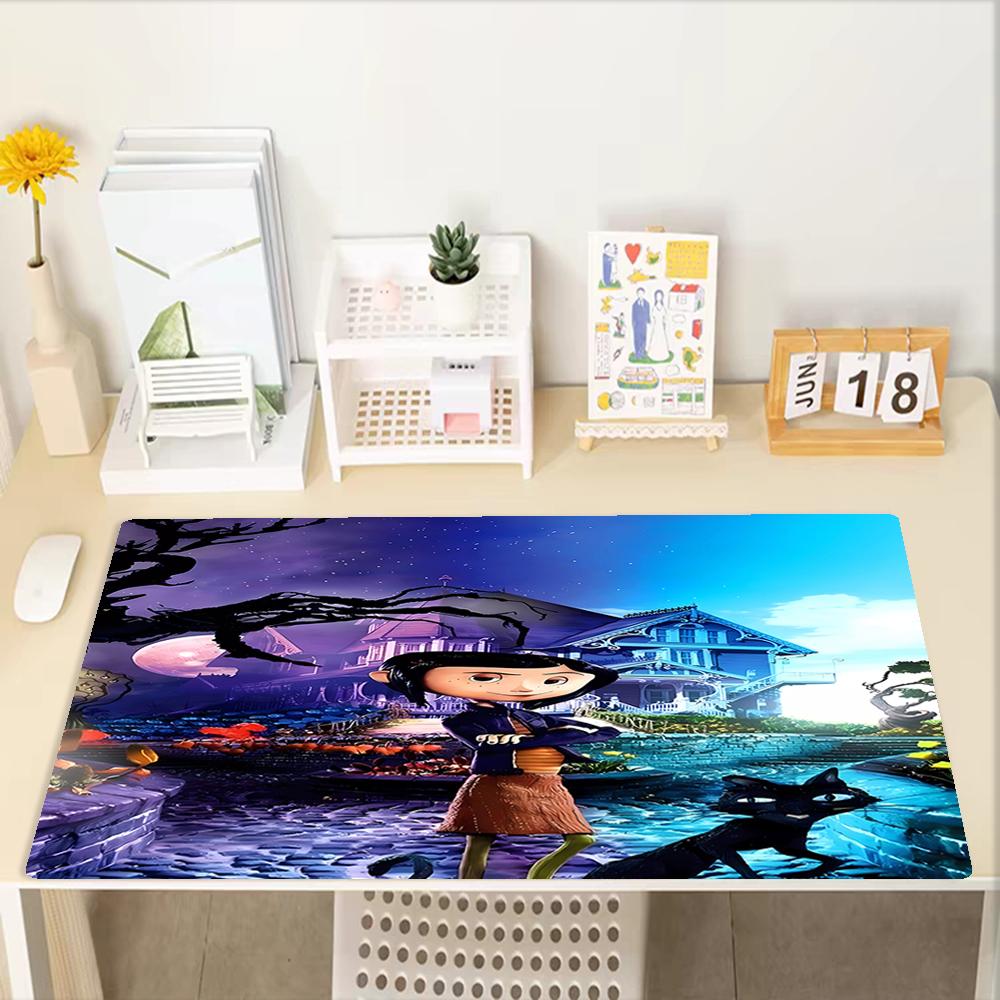 Coraline Theme Mouse Pad, Non Slip Rubber Base, Multifunctional Office & Home Decor, Perfect for Workspace Personalization.