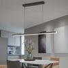 Освещение ресторана скандинавский современный минималистский дизайнерский офис длинный бар столовая люстры кухонные светильники светодиодная люстра