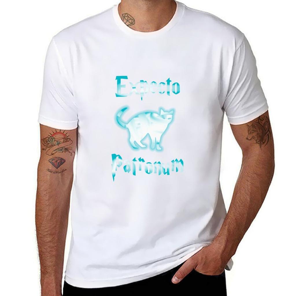 Expecto Patronum Cat Tshirt Sporty Casual Quick Dry Tshirt