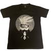 Naruto Kakashi Hatake Print T-Shirt Black Short Sleeve Size Adult SMALL Shirt Unisex T-Shirt