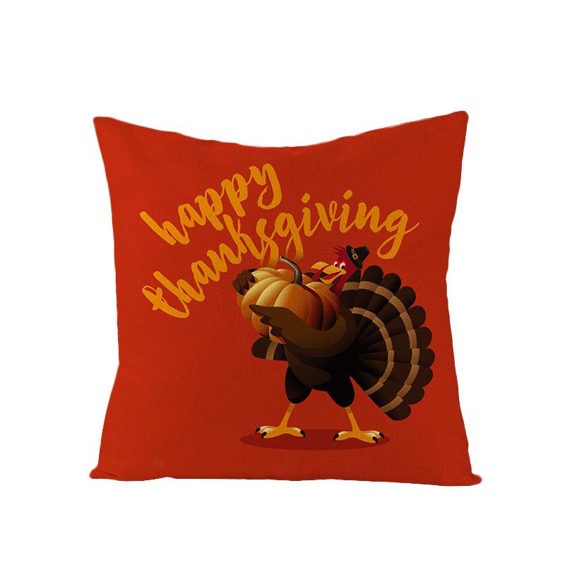 Новая наволочка на подушку с индейкой на День благодарения, полиэстер, скандинавская, наволочка на подушку, дом