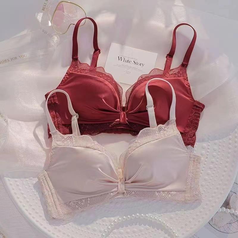 Нижнее белье, собранное без стального кольца, противопровисающий латексный бюстгальтер с регулировкой груди Pure Desire, ветрозащитный бюстгальтер