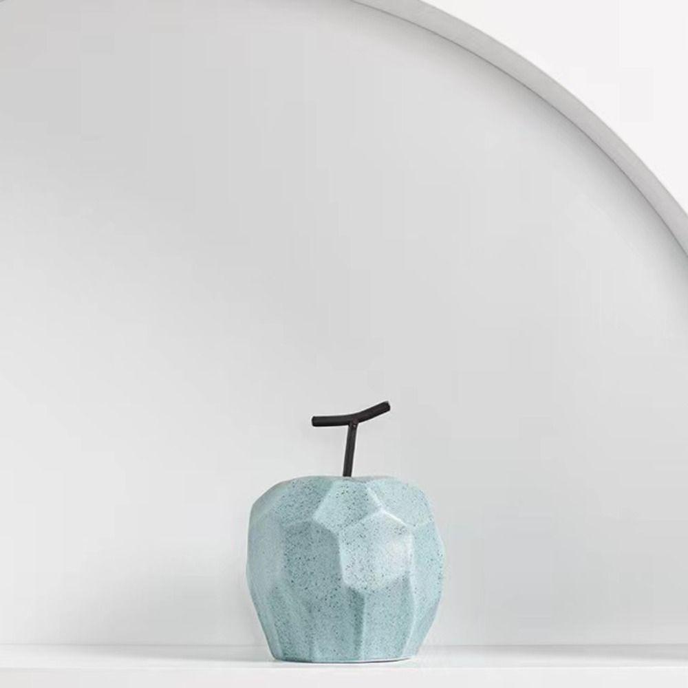 Ceramic Pear Statue Simple Miniatures Figurine Sculpture Crafts Fruit Ornament  Prop