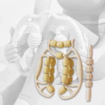 2 Массажных ролика из пеноматериала для бодибилдинга, ног, плеч и мышц.