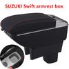 For Suzuki Swift Armrest Box For Suzuki Swift Car Armrest Car Accessories Interior Details Storage Box Retrofit Parts 2005-2023