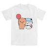 Cartoon Bubu Dudu Balloon Men Women T Shirt Kawaii Bear Panda Stuff Casual T Shirt O Neck Cotton Summer Tops Large Size Tshirt