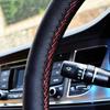 Faux Leather Car Steering Wheel Cover for Diameter 38cm Steering Wheel