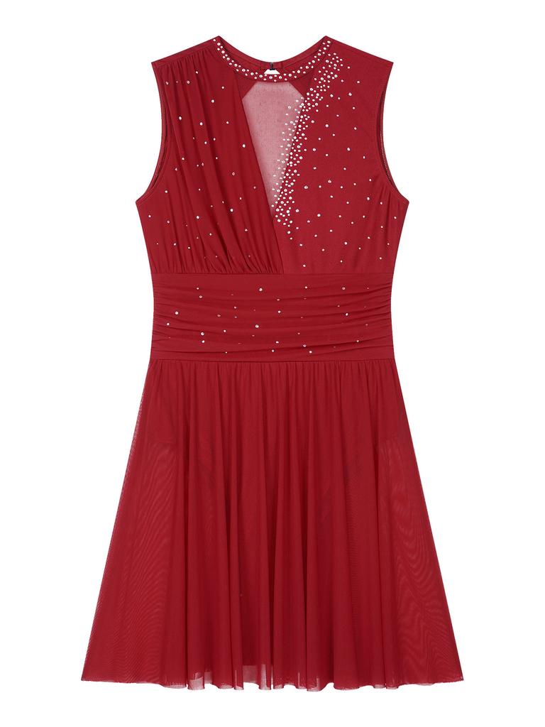 Платье для латинского румбы, сальсы, танго, танцевальная одежда, гимнастика, балет, лирический танец, платье для вальса, женское платье для фигурного катания