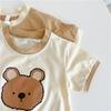 INS Style Summer Infant Bear Romper Unisex Short-Sleeve Snap-Crotch Bodysuit