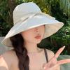 Wide Brim Cover Sunshade Basin Hat Sunshade Outdoor Fishing Cap Lace-up Fisherman Hat  Summer