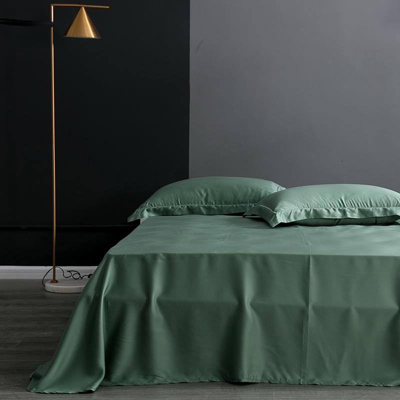 Natural Mulberry Silk Flat Sheet Solid Bedding For Single Double King Size Beds Home Textile