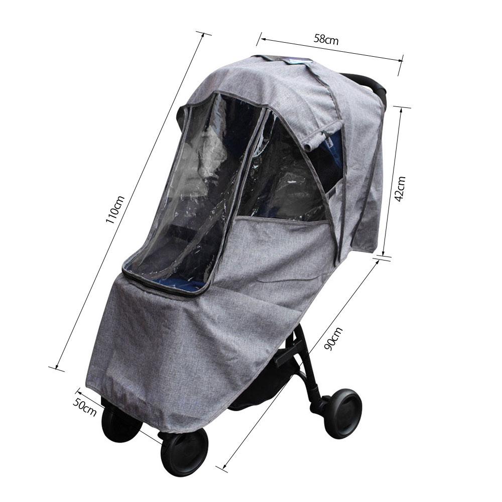 Универсальный дождевик для коляски, водонепроницаемый плащ для коляски, складной, полная защита, дождевик, чехол-солнцезащитный козырек для путешествий на открытом воздухе