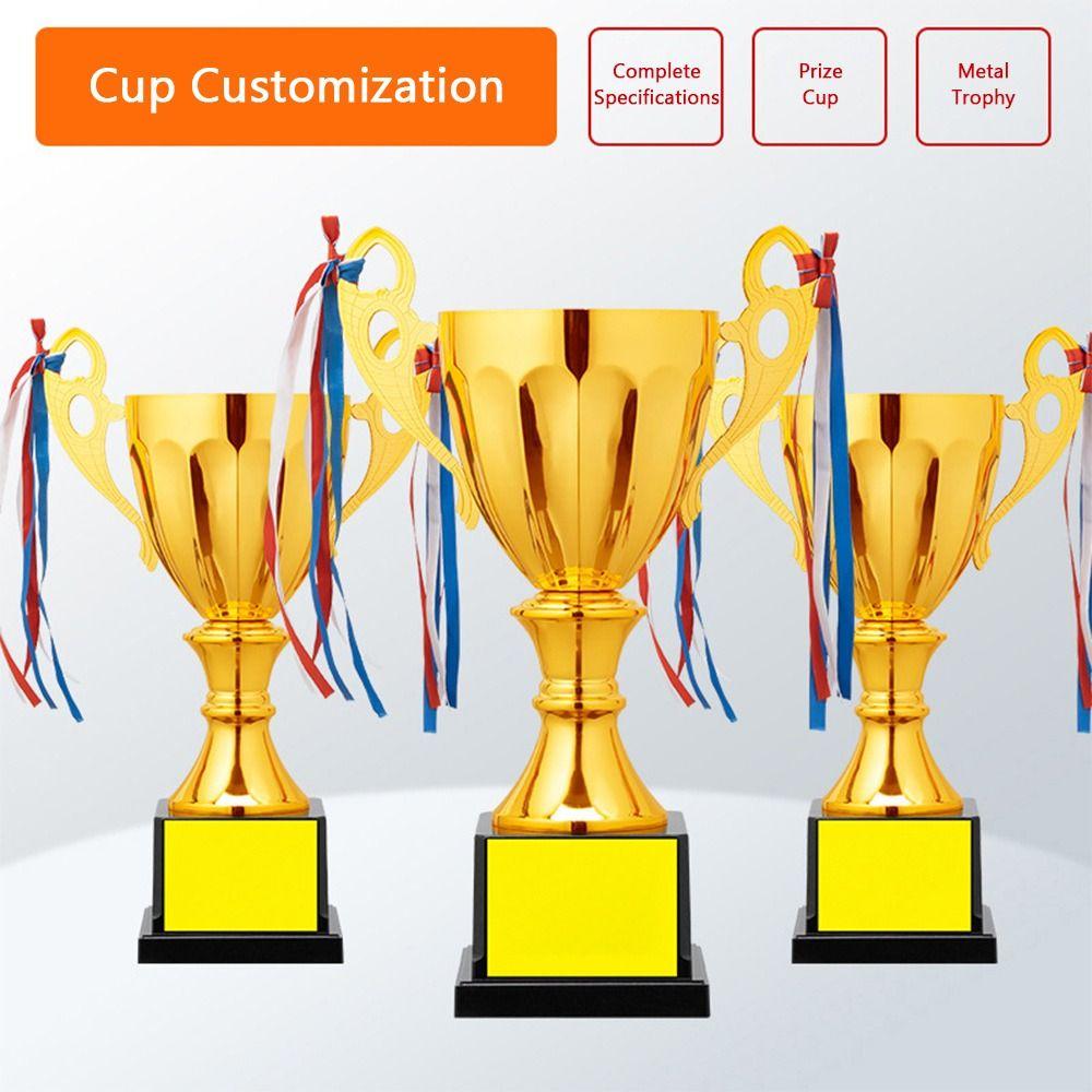 28/32/35/40/44/50cm Prize Cup Metal Model Champion Trophy Award Trophy Basketball Football