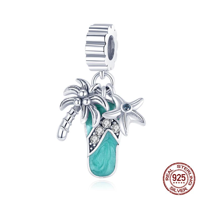 New In Original Charm Copper Ocean Series Sea Turtles Charms Beads Fit 3Mm Original Bracelet For Women Diy Fine Jewelry Gift