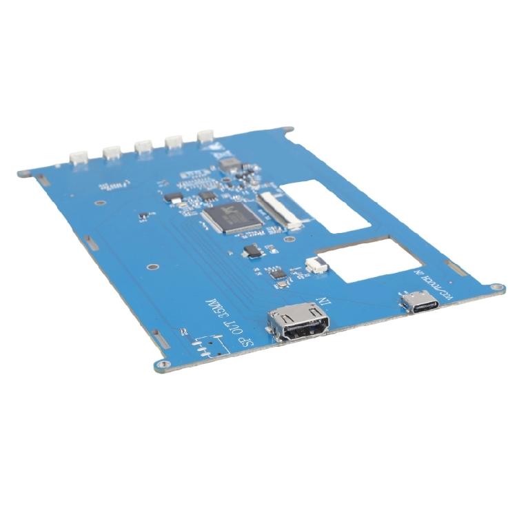 Промышленная 800X480/1024X600 50-контактная плата драйвера TTL ЖК-дисплея Вход HDTV Мониторинг автомобиля Сенсорная панель управления для 4B 3B+