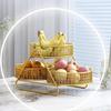 Корзина для фруктов на столешницу, декоративный органайзер, держатель для хранения, сервировочная миска для