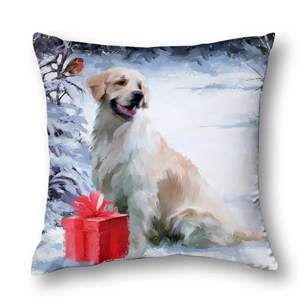 Christmas Cushion Cover Living Room Decoration Cushion Cover Home Decoration Pillowcase Art Cushion Cover 45X45Cm