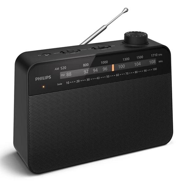 Philips TAR2509 Portable Radio, Black