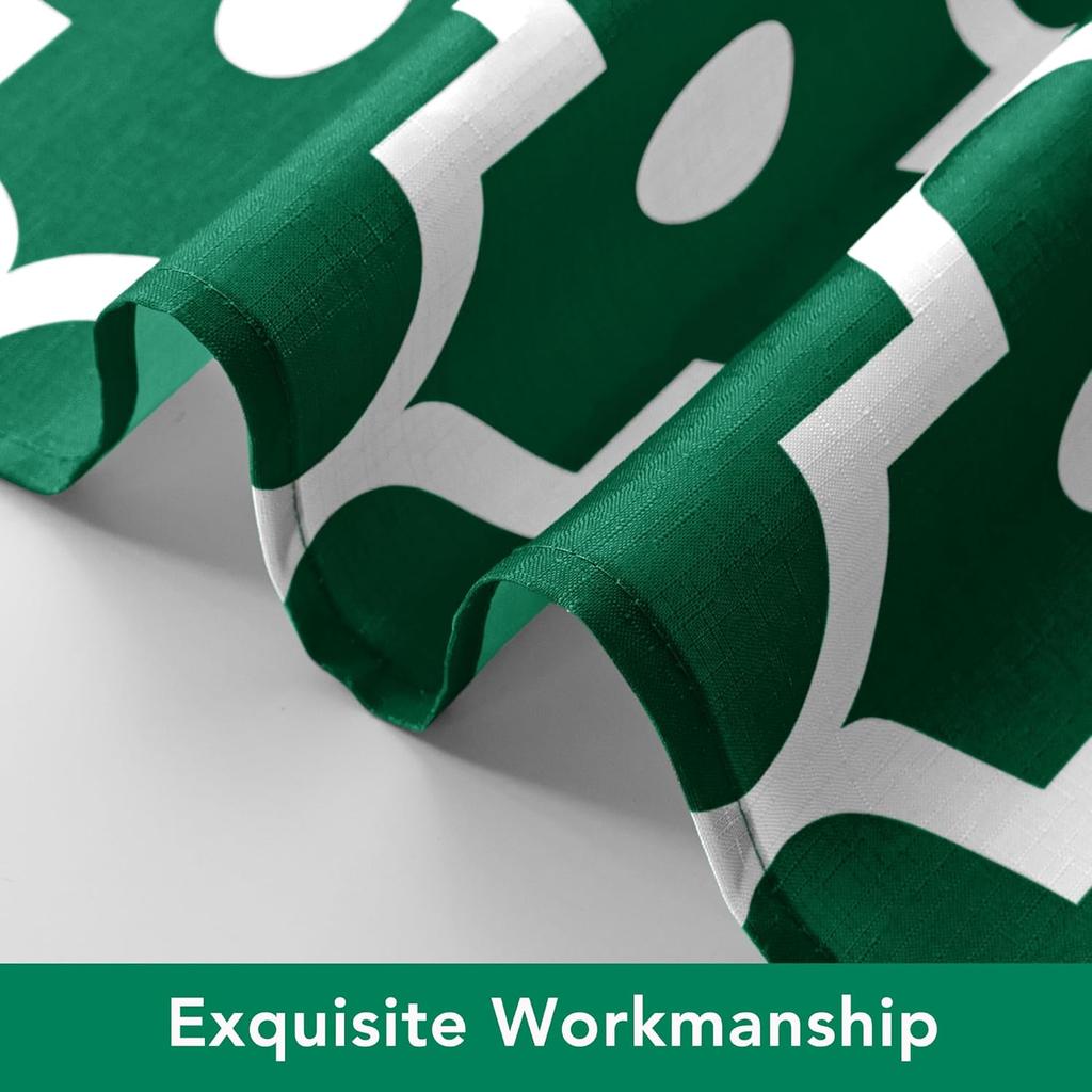 Рождественские Текстурированные Тканевые Шторы для Душа Охотничий Зеленый Марокко Жемчужный Принт Лен Штора для Ванны и Душа Для Декора Ванной Комнаты,