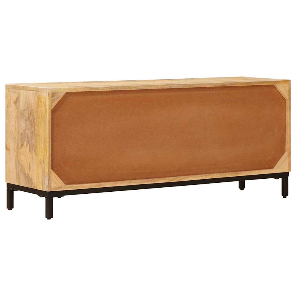 TV Stand Brown 110 x 30 x 46 cm Solid Mango Wood