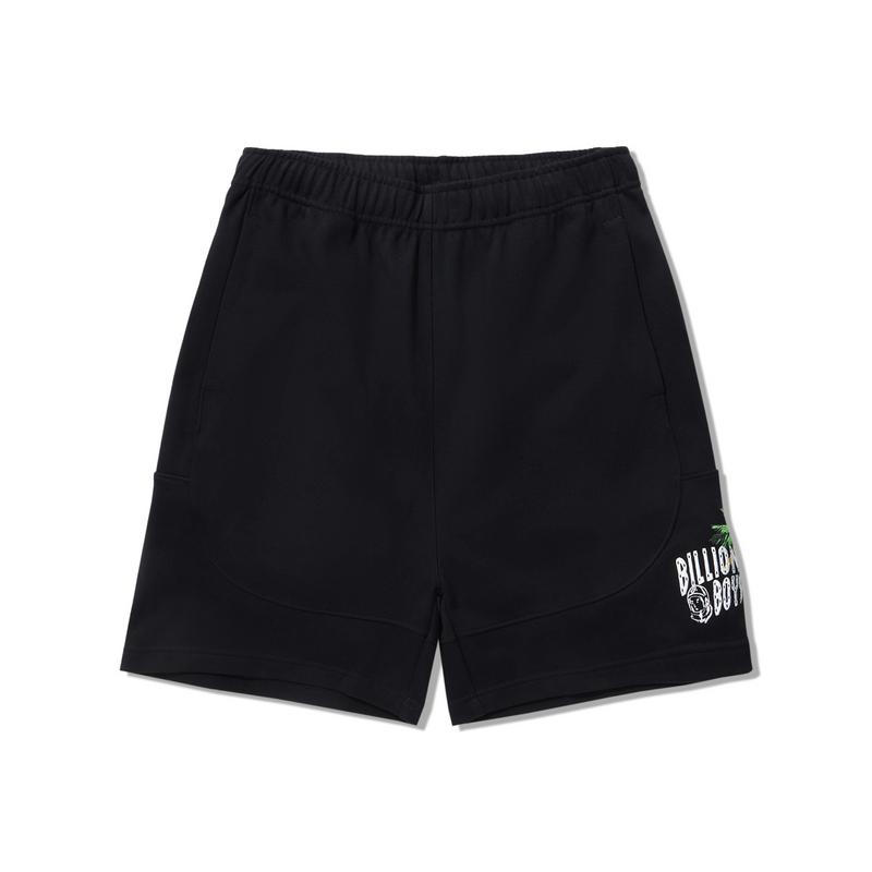 Li Ning X Billionaire Boys Club Collaboration Skateboard Series Letter Print Loose Comfortable Casual Shorts Men shorts Black AKSU945-2