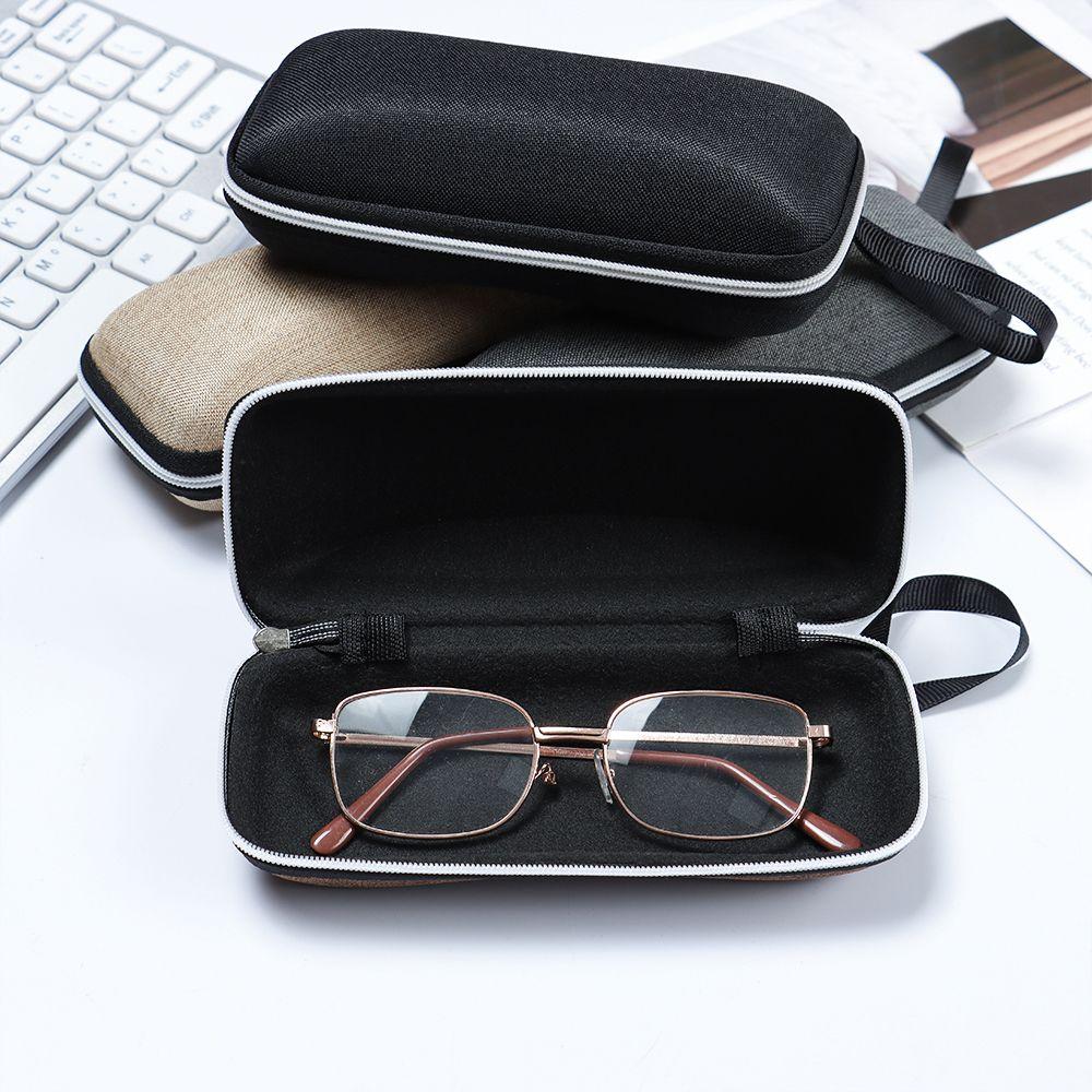 Модный дорожный офисный футляр для очков на молнии, коробка для очков, держатель для очков, аксессуары для очков