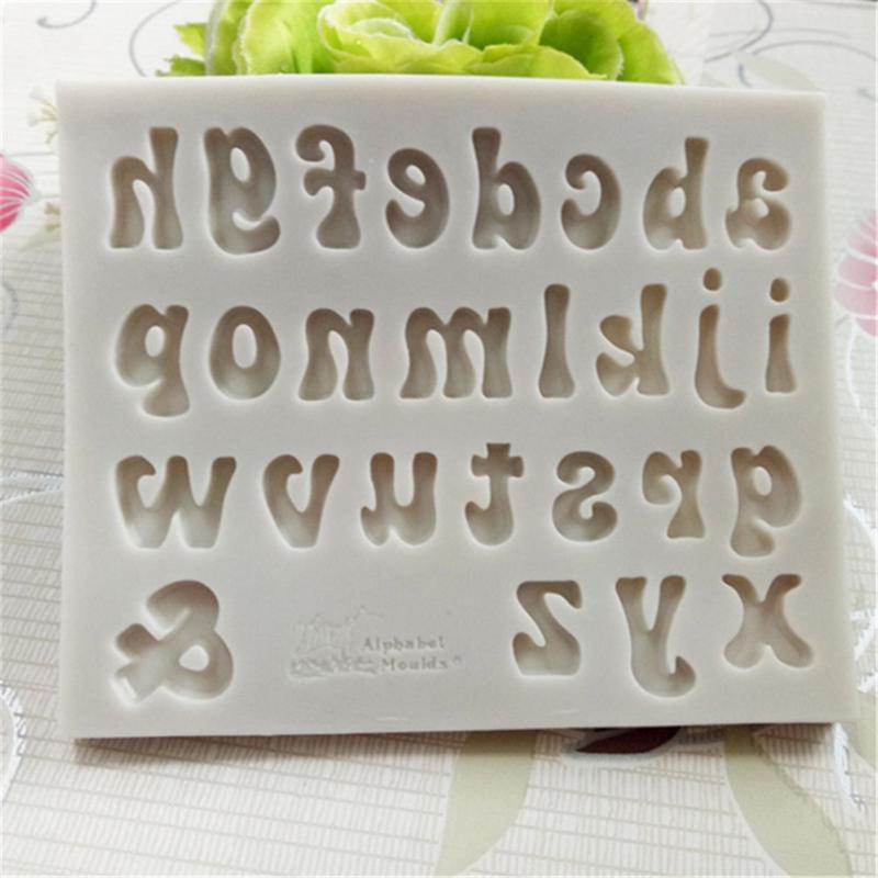 Sugar Craft Capital/Letter/Number Silicone Fondant Mold Cake Decorating Tools Chocolate Mold