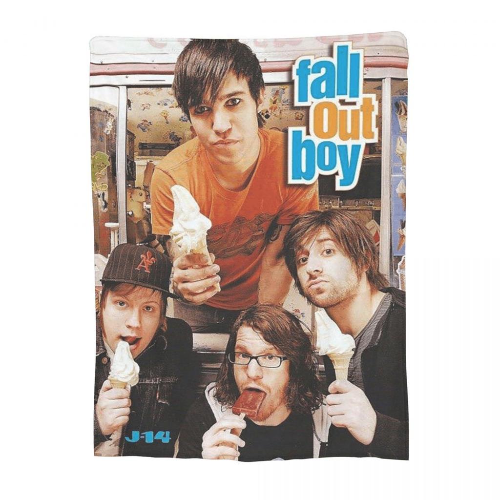 Пледы Fall Out Boy Мягкий Теплый Фланелевый Плед Плюшевый для Кровати Гостиной Пикника Путешествий Дома Дивана
