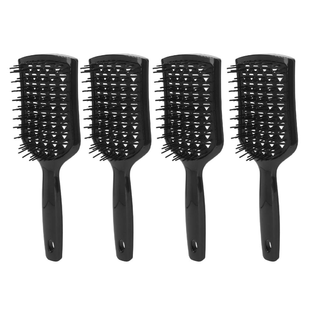 4Pcs Vented Hair Brush Smoothing Paddle Detangling Brush for Blow Drying Wet Dry Curly Thick