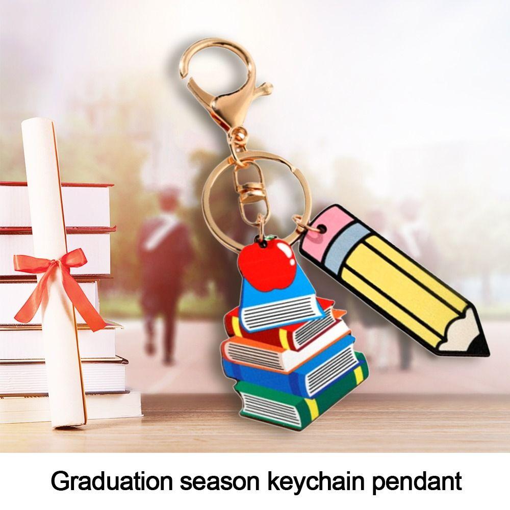 Backpack Pendant Keychain Graduation Ceremony Keychain Souvenir Teacher's Day Gift