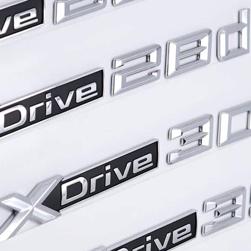 Автомобиль 3D ABS SDrive 18i 18d Логотип Крыло Кузов Багажник Значок Эмблема Наклейки Стикер Для X1 X3 X5 Z4 E48 F48