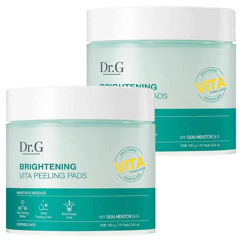 Dr.G Brightening Vita Peeling Pad 160g, 70 pads, 2 pcs