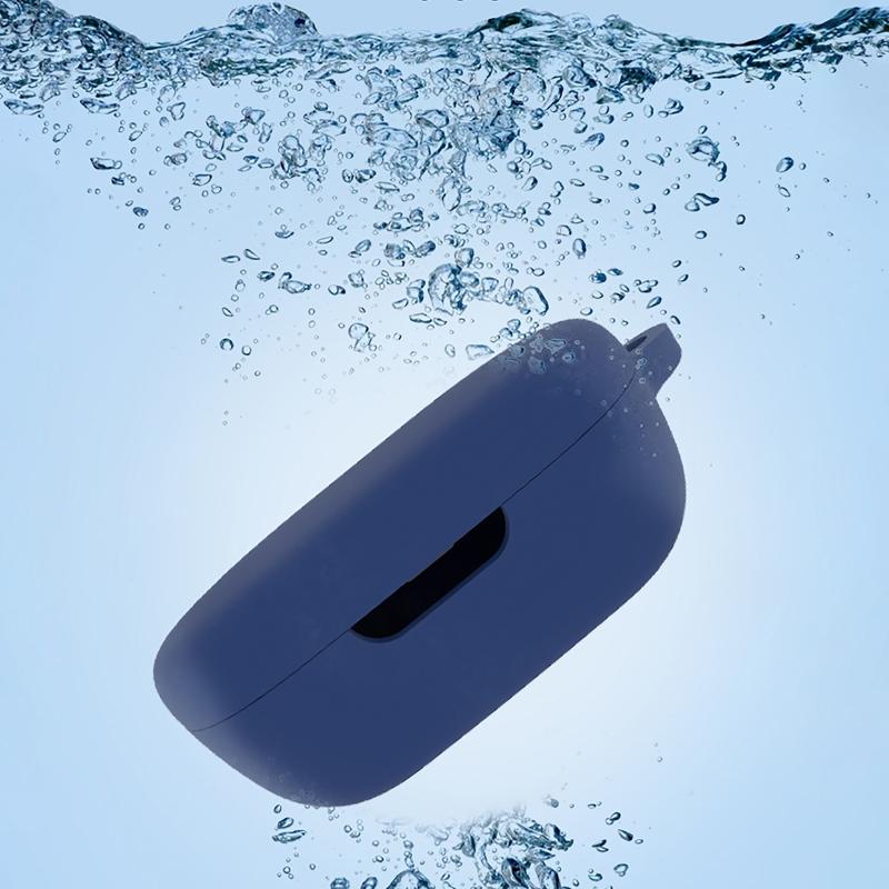 Силиконовый чехол для наушников Защитный для корпуса с брелоком для JBL QUANTUM Наушники Моющиеся силиконовые чехлы